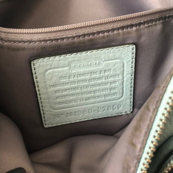 Baby blue Coach Purse - Picture 8 of 8